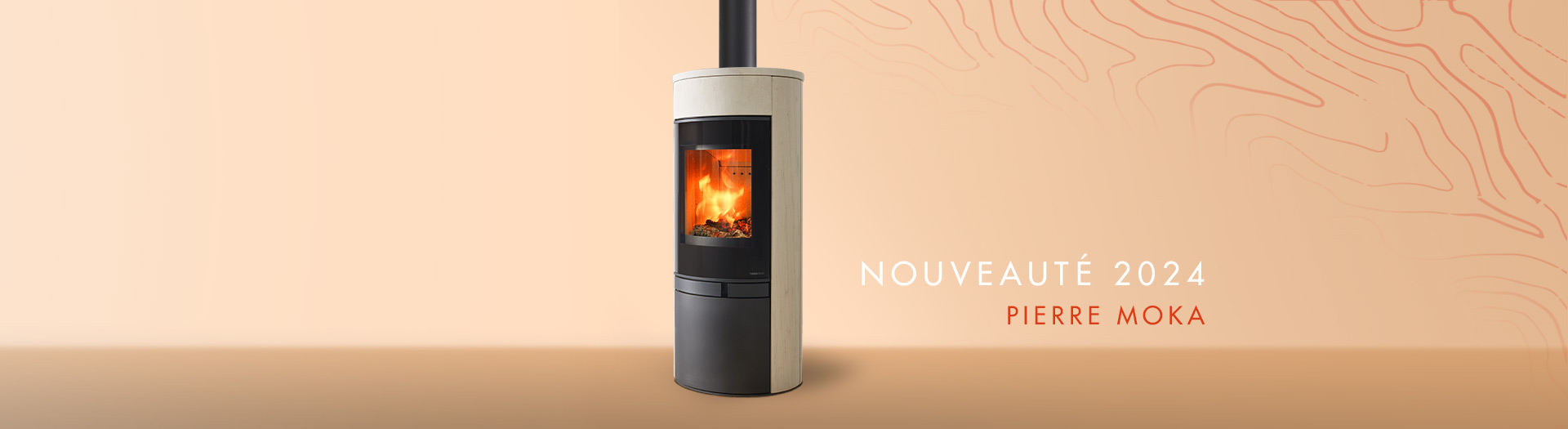 TURBO FONTE -poêles et cheminées -Pierre Moka