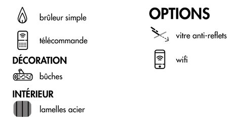 Poele Quartz Blanc Gaz