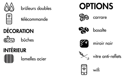 Décorations TL 100F Gaz