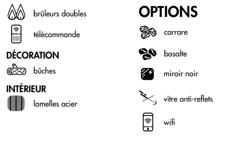 Décoration TL 120 F Gaz