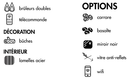 Décoration TL 140F Gaz