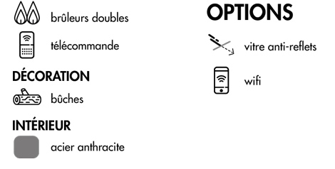 Décorations TL 73H DF Gaz