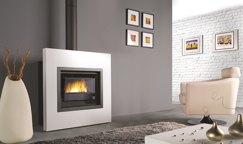 Poele A Bois Pessac Poele A Bois Gala 700 S Acier Noir 13 Kw Turbo Fonte