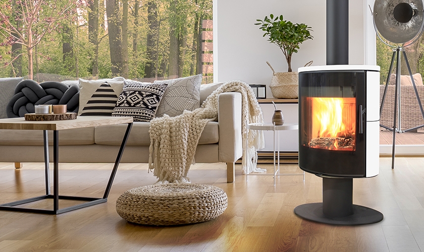 Poêle à bois Solveig Optima Pod, Céramique, 6 kW