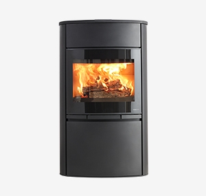 Poêle à bois double combustion bûcher et grille de cuisson 15 kW – M-102 -  FM Calefaccion