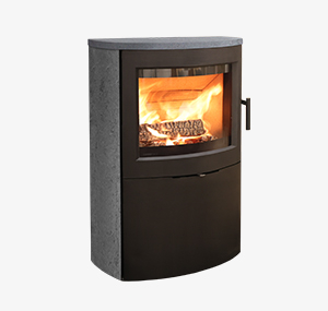 Poêle à bois LEON 50 Ollaire - TURBO FONTE