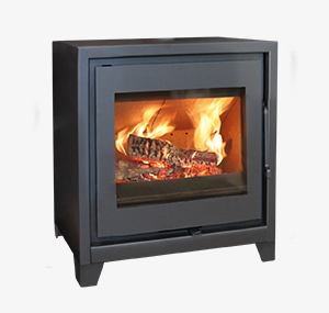 poele a bois karl 56 pieds acier 7 cm