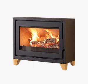 poele a bois karl 86 pieds bois 7 cm
