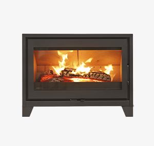 poele a bois karl 96 pieds acier 7 cm