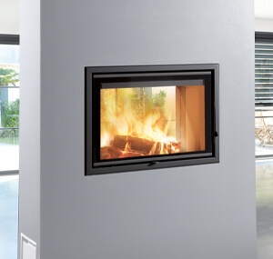 Insert Cheminée à bois en fonte WIKTOR 14 kW Ø 200